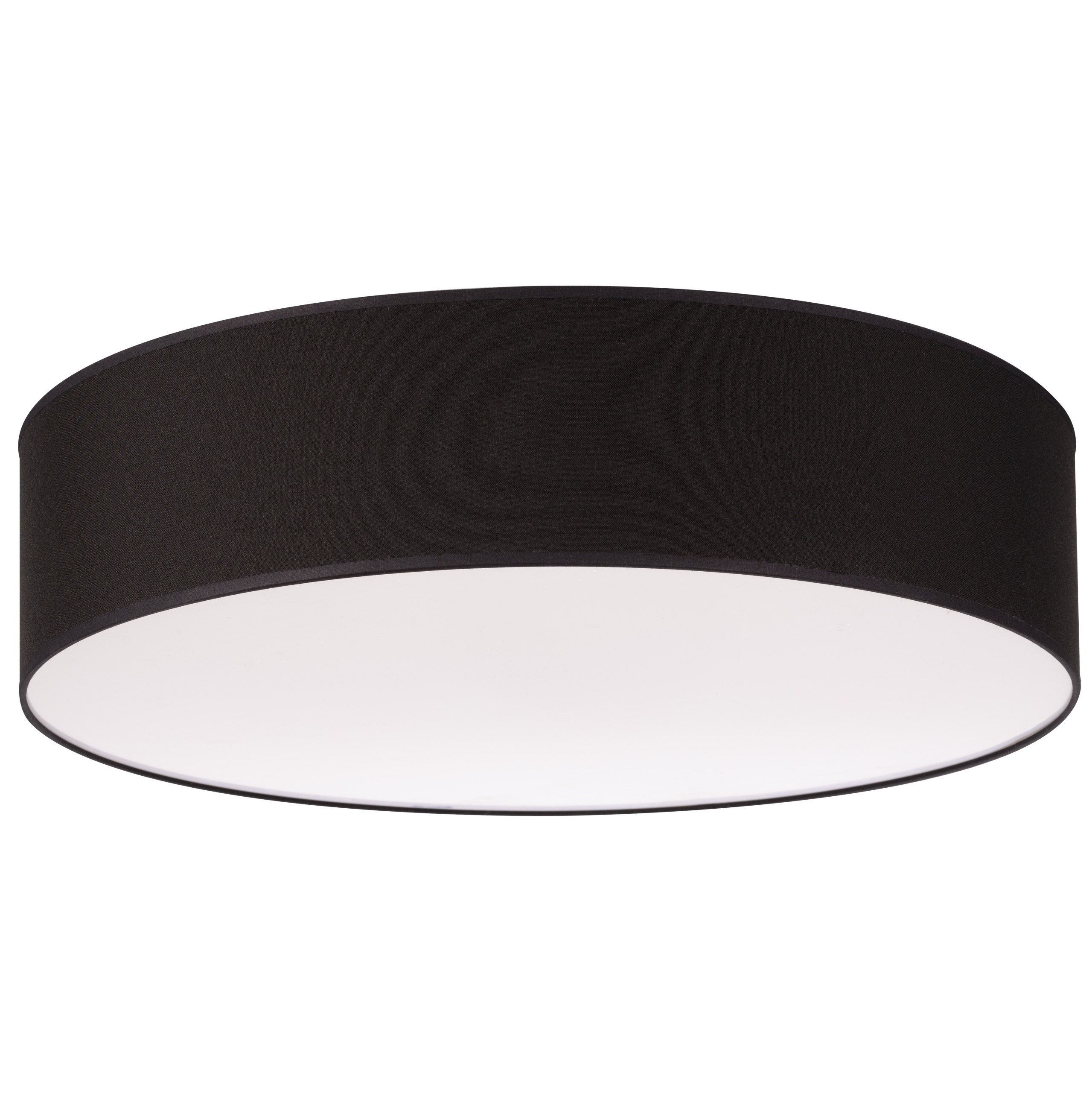 Lampa sufitowa Duży Plafon Abażur XL 60cm czarny