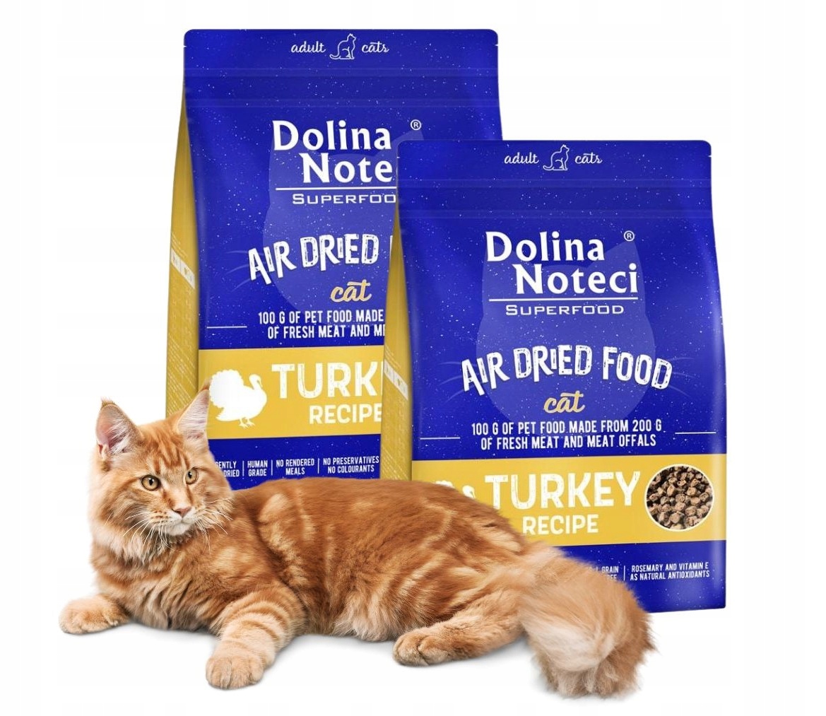 Dolina Noteci Superfood krůtí pokrm krmivo sušené pro kočky 2x1kg