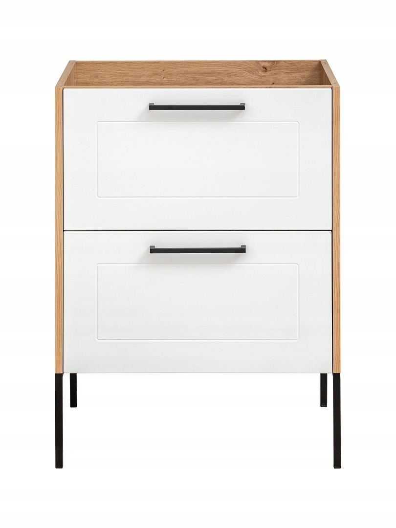 SZAFKA POD UMYWALKE 60CM MADERA STALOWE NOGI Typ stojące