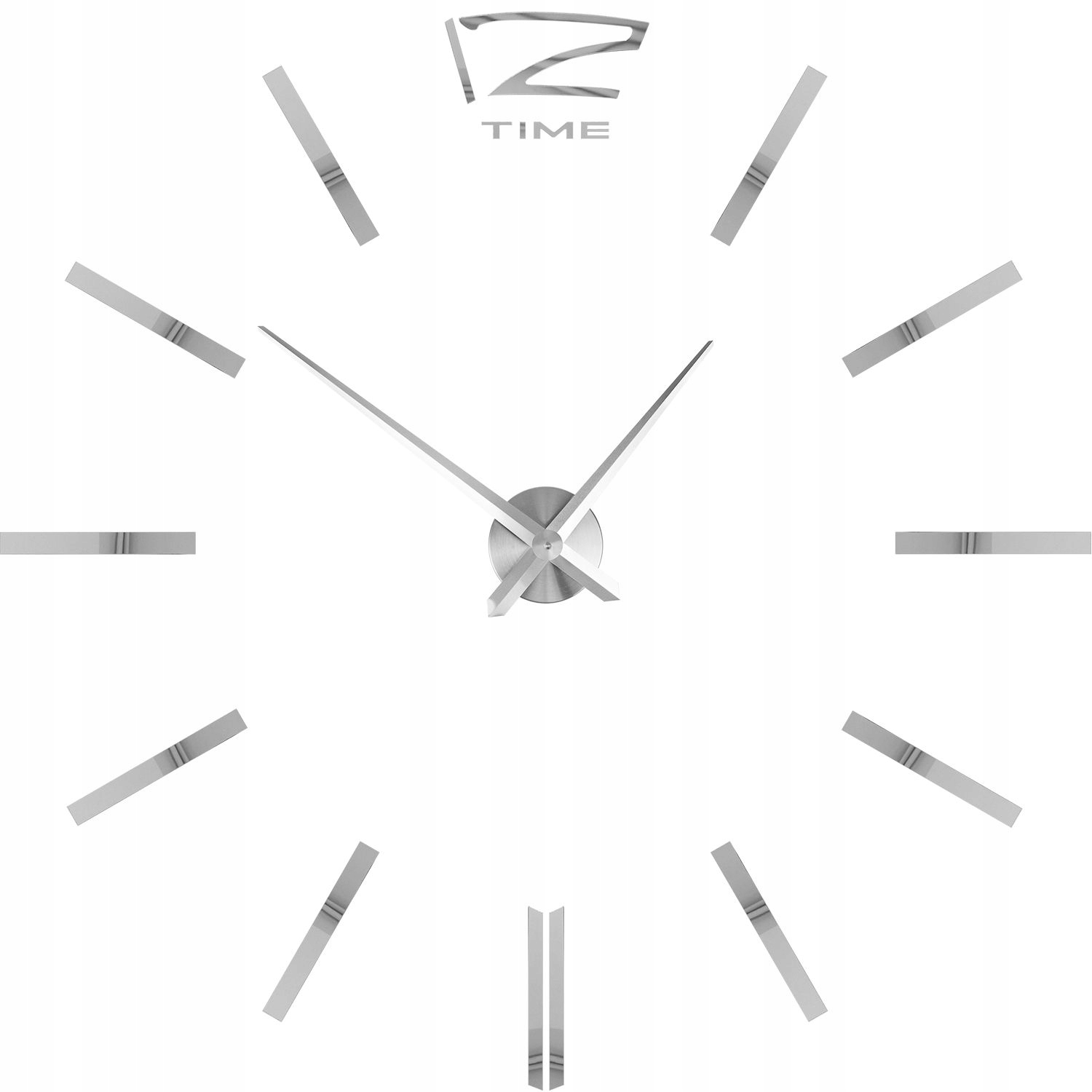 

Duży Zegar Ścienny 3D Naklejany Ścianę 70-130 CM