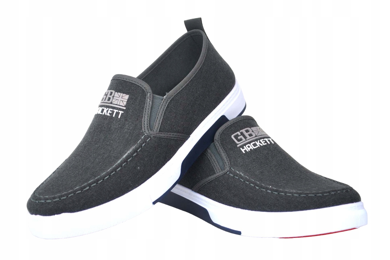 BUTY MĘSKIE OBUWIE PÓŁBUTY WSUWANE MOKASYNY LEKKIE SPORT Kolor szary