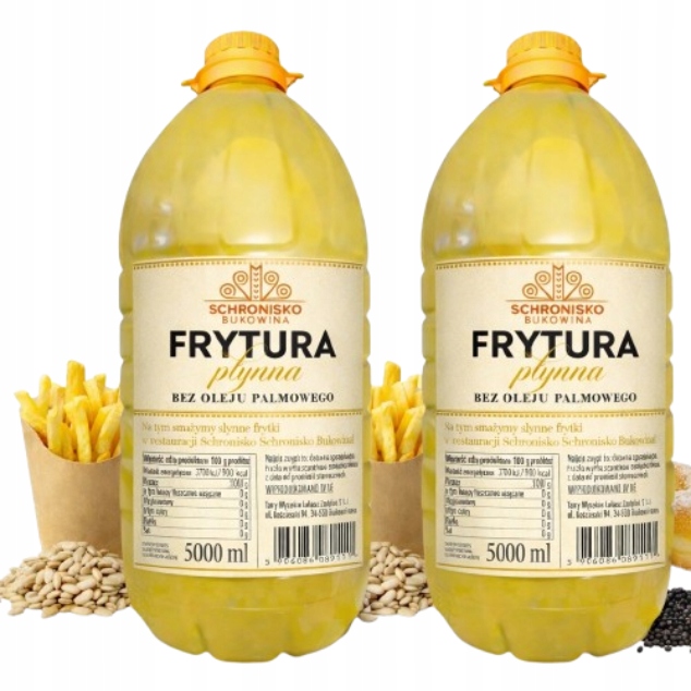 Levně Fritéza pro opakované smažení bez palmového oleje, celkem 10 litrů