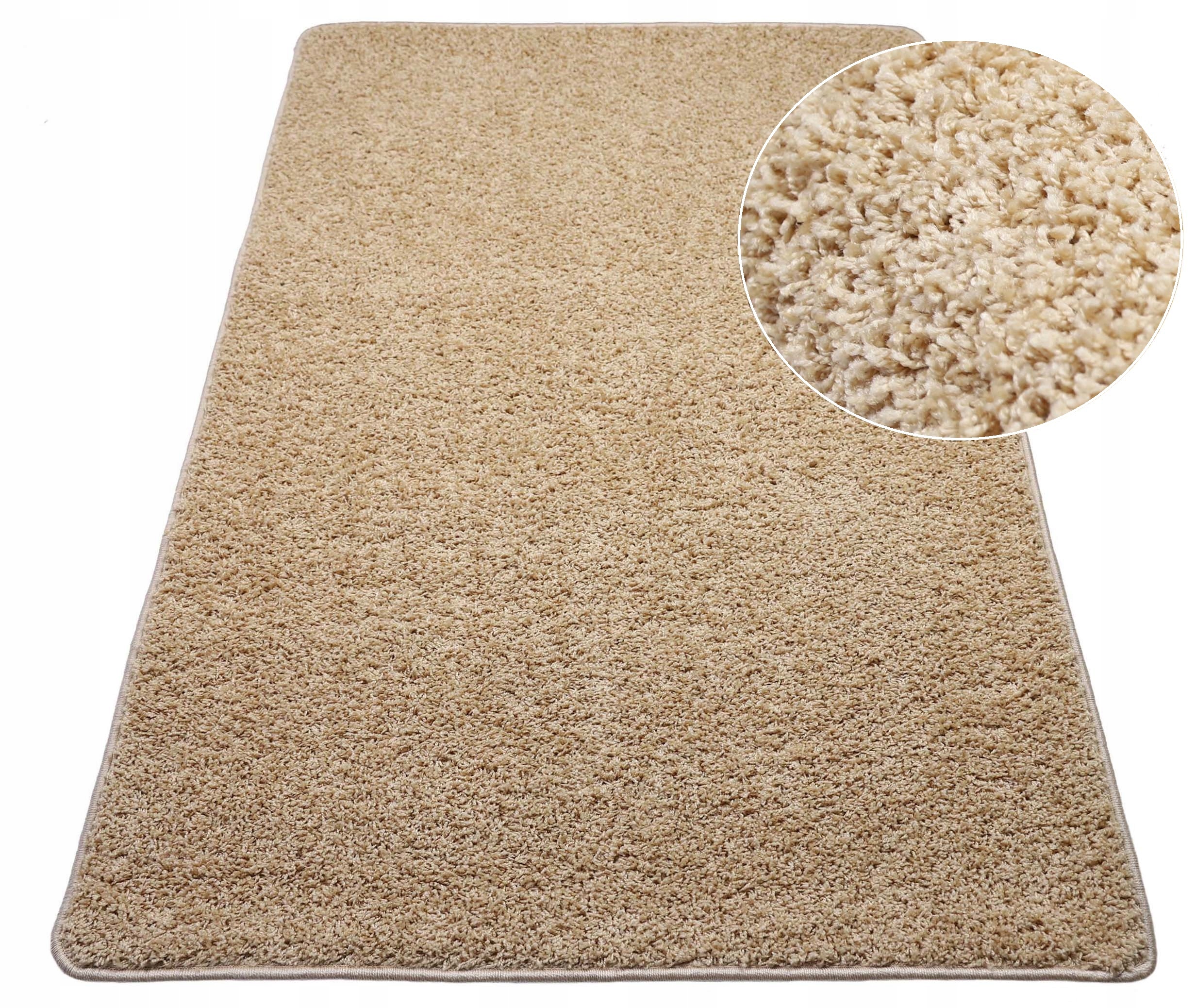 Koberec Shaggy Zlatý Chlupatý Do Obývacího Pokoje 150x200 cm