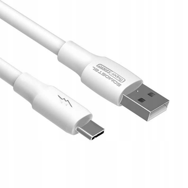 

Kabel Przewód Usb-c 120W Ładowanie 1M QC3.0 Pd 6A
