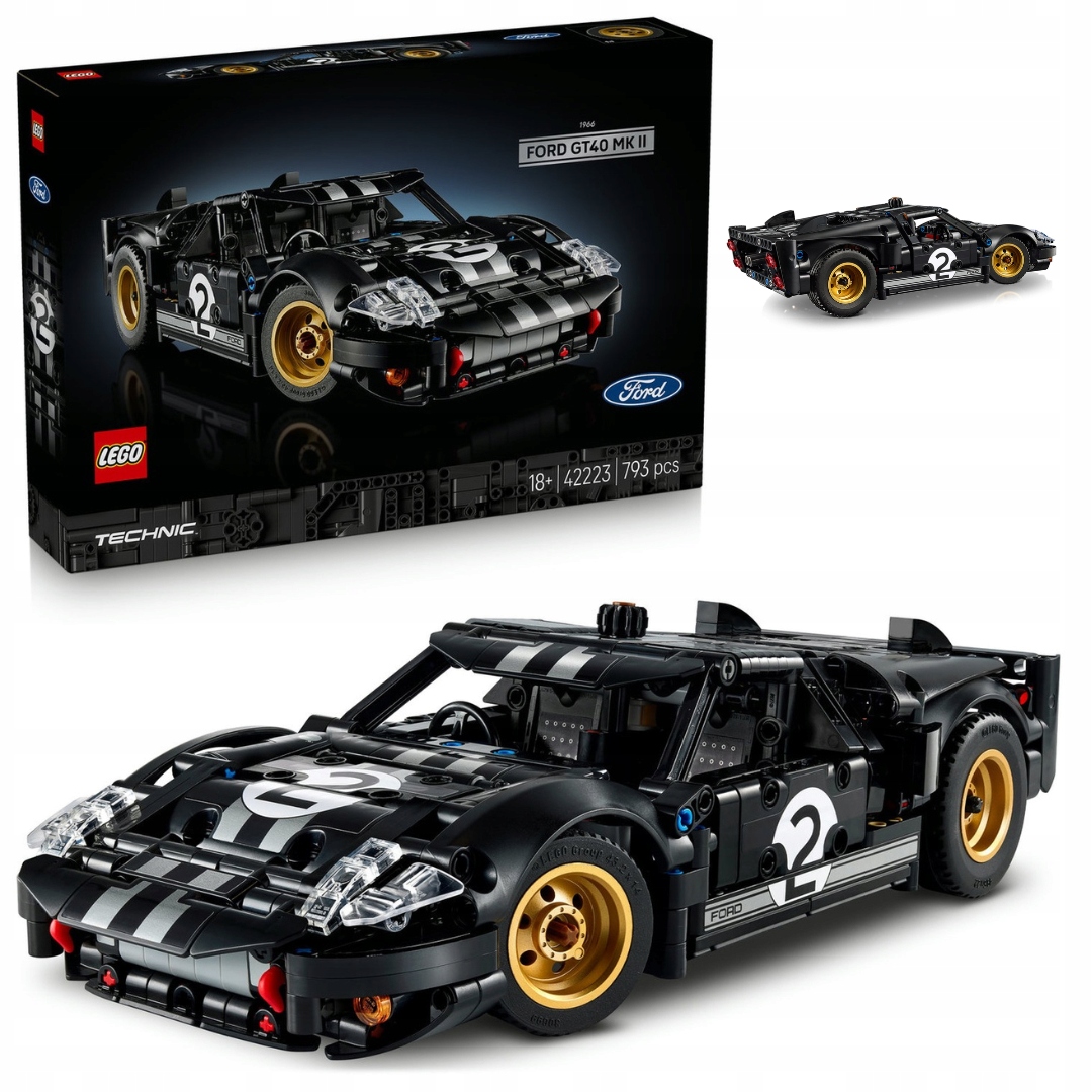 Lego 42223 Technic Závodní automobil 1966 Ford GT40 Mki Auto
