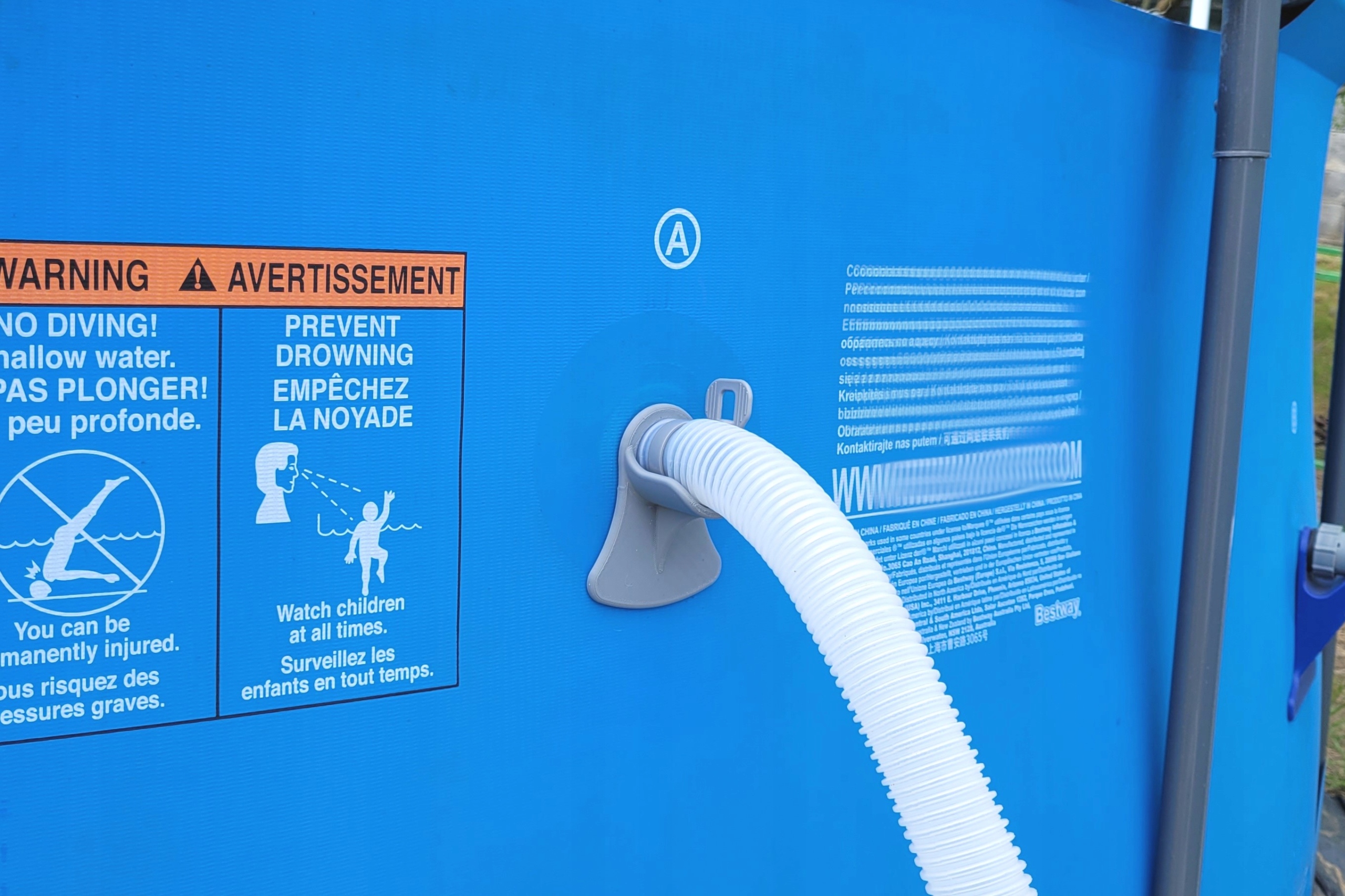 PODPORA RUR BASENU Uchwyt do WĘŻA RURY BASENOWEJ INTEX BESTWAY Ø 32 mm Średnica 32 mm