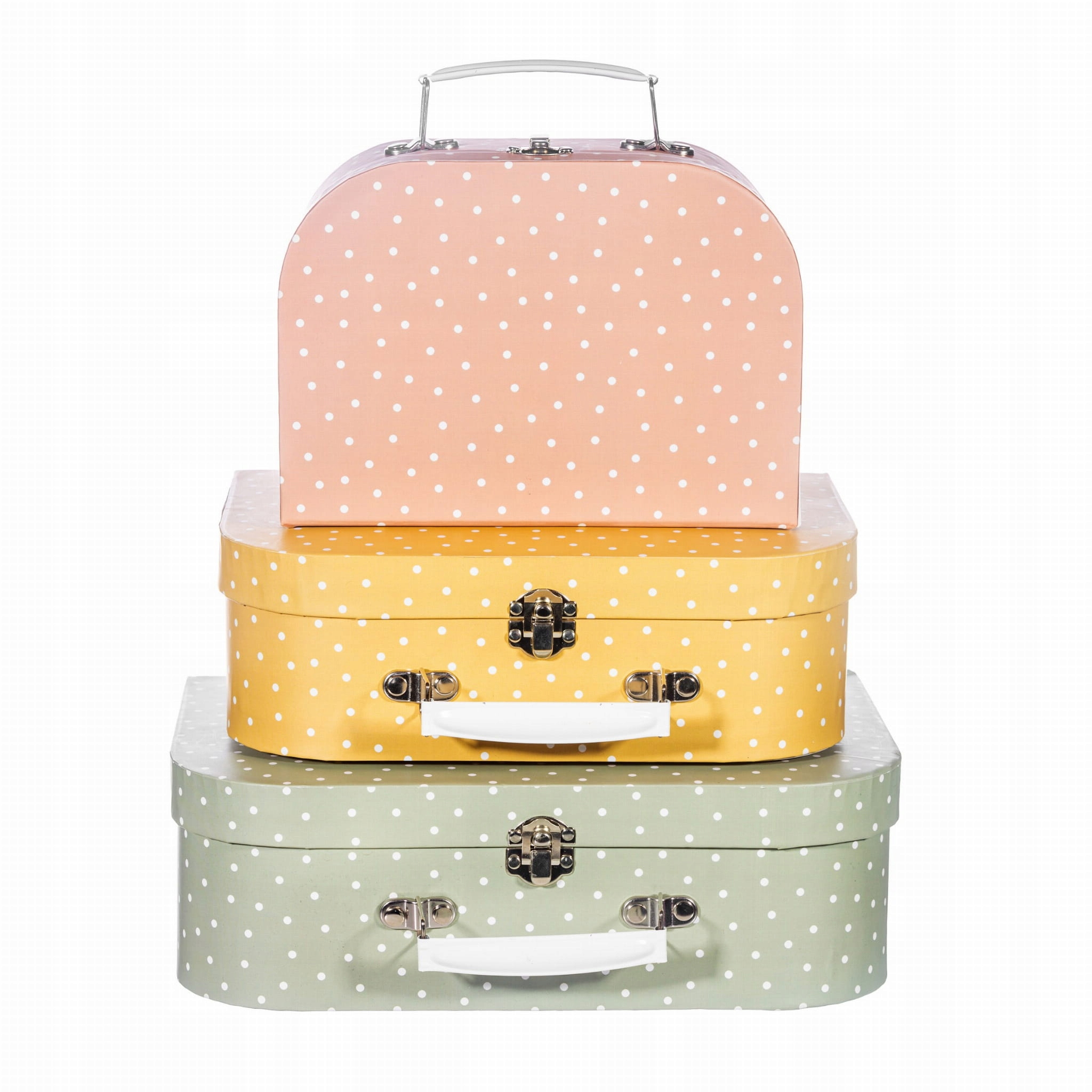 Little Dots Dekoracyjne walizeczki dziecięce 3 szt. Sass&Belle