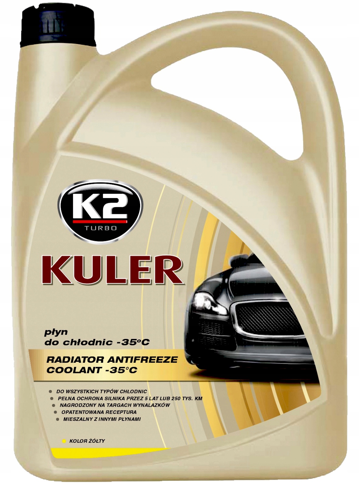 

K2 Kuler Żółty Płyn chłodniczy 5L