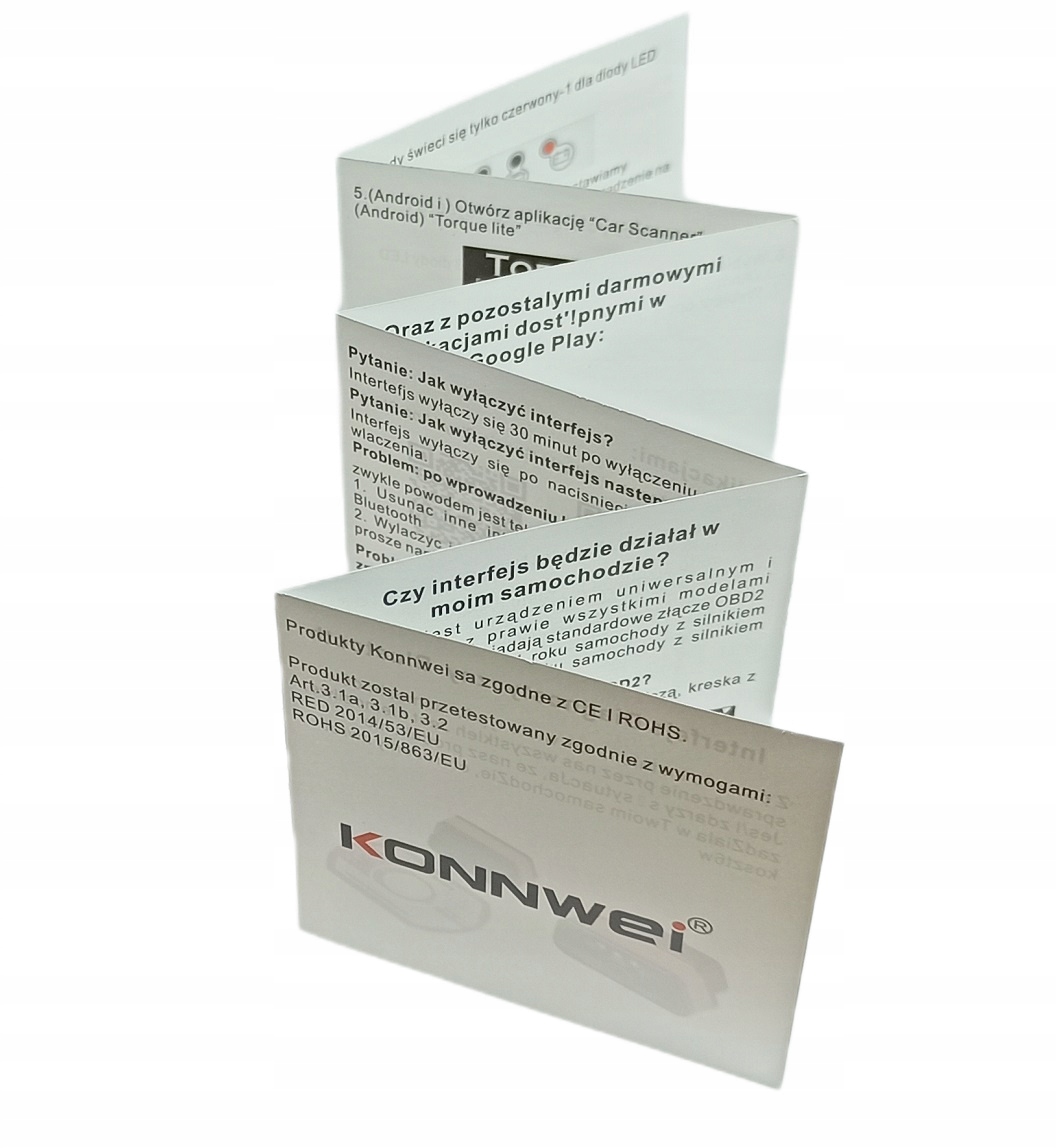 INTERFEJS DIAGNOSTYCZNY ELM327 OBD2 Bluetooth 5.0 Android/iOS Marka bez marki