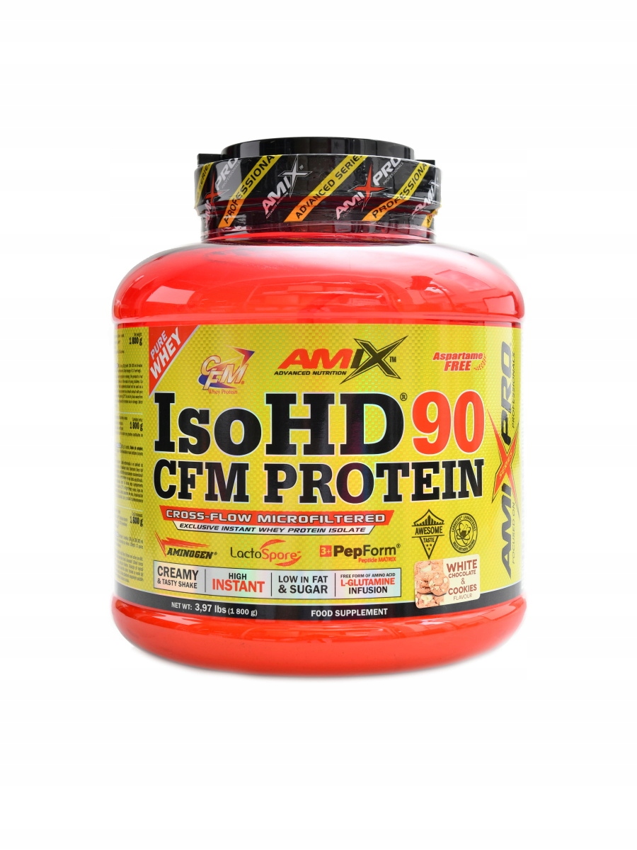 AmixPro IsoHD 90 Cfm protein 1800 g bílá čokoláda cookies
