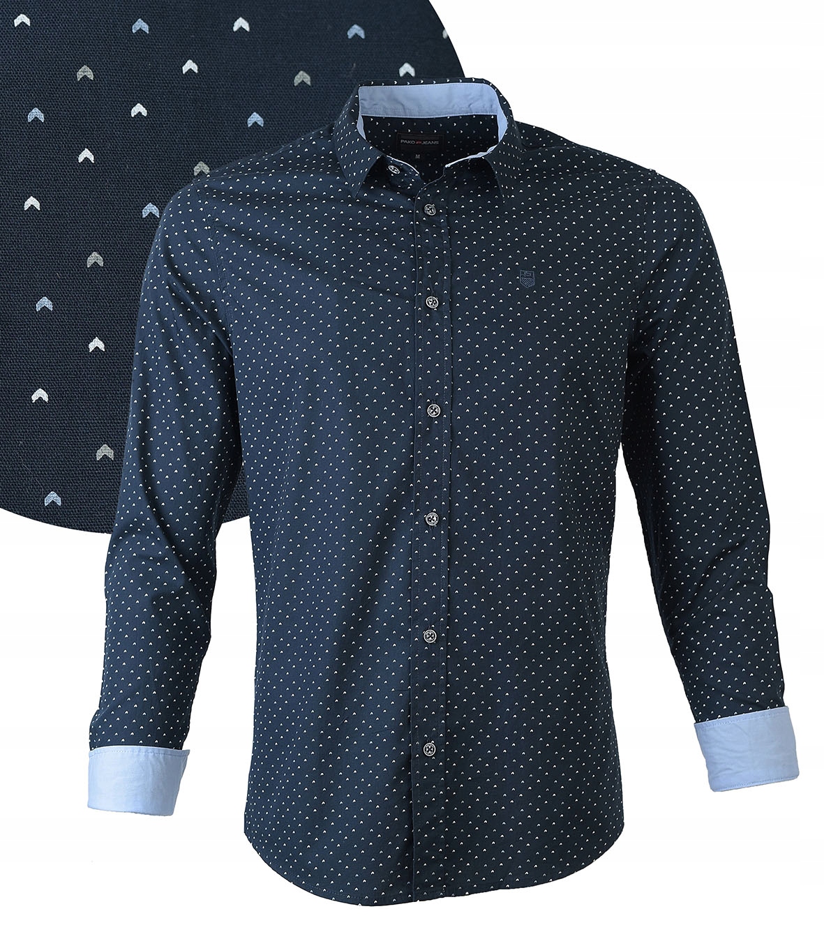

Koszula Męska Długi Rękaw Slim Fit Focus XXXL