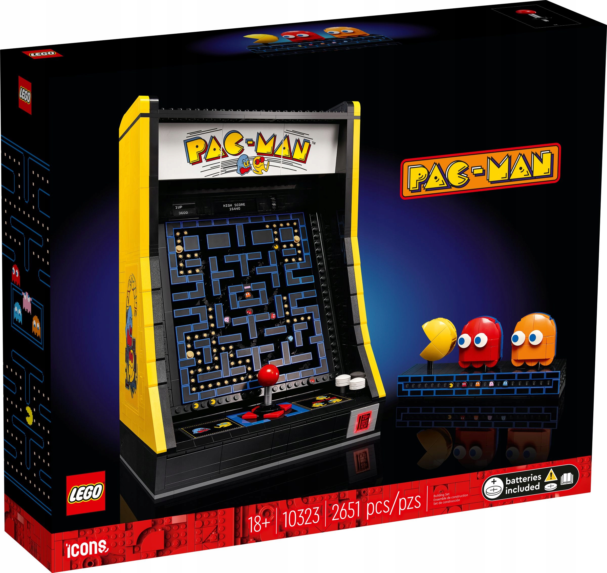 Lego Icons 10323 Hrací automat Pac-Man Nový