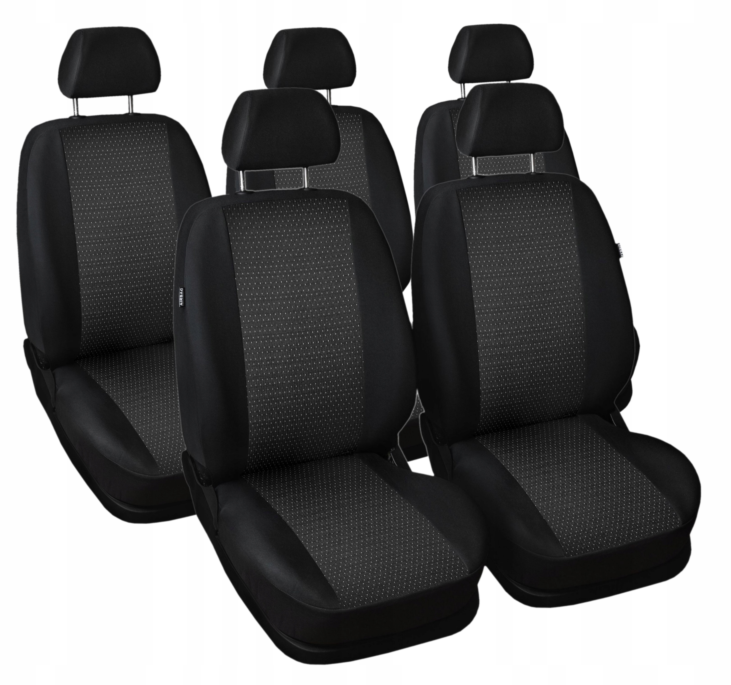 FORD GALAXY 5 OSÓB 1995-2005 r POKROWCE SAMOCHODOWE TYPOWE TYŁ FOTELE 3x1