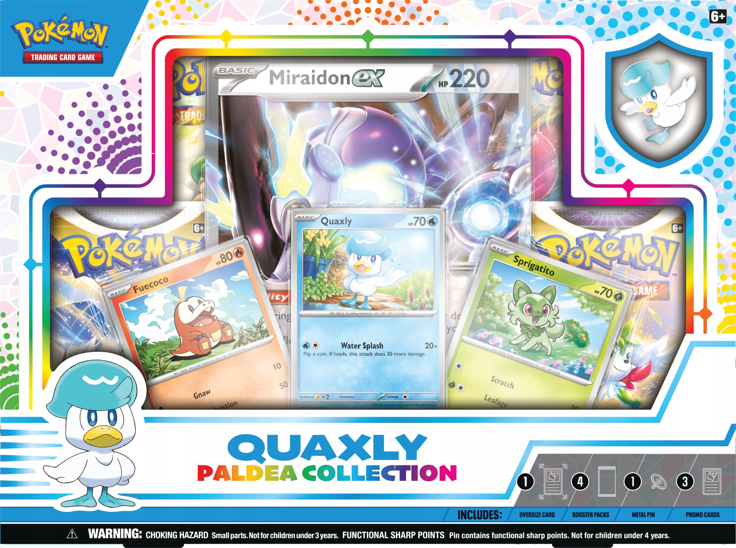Pokémon TCG: Paldea Collection Box Quaxly
