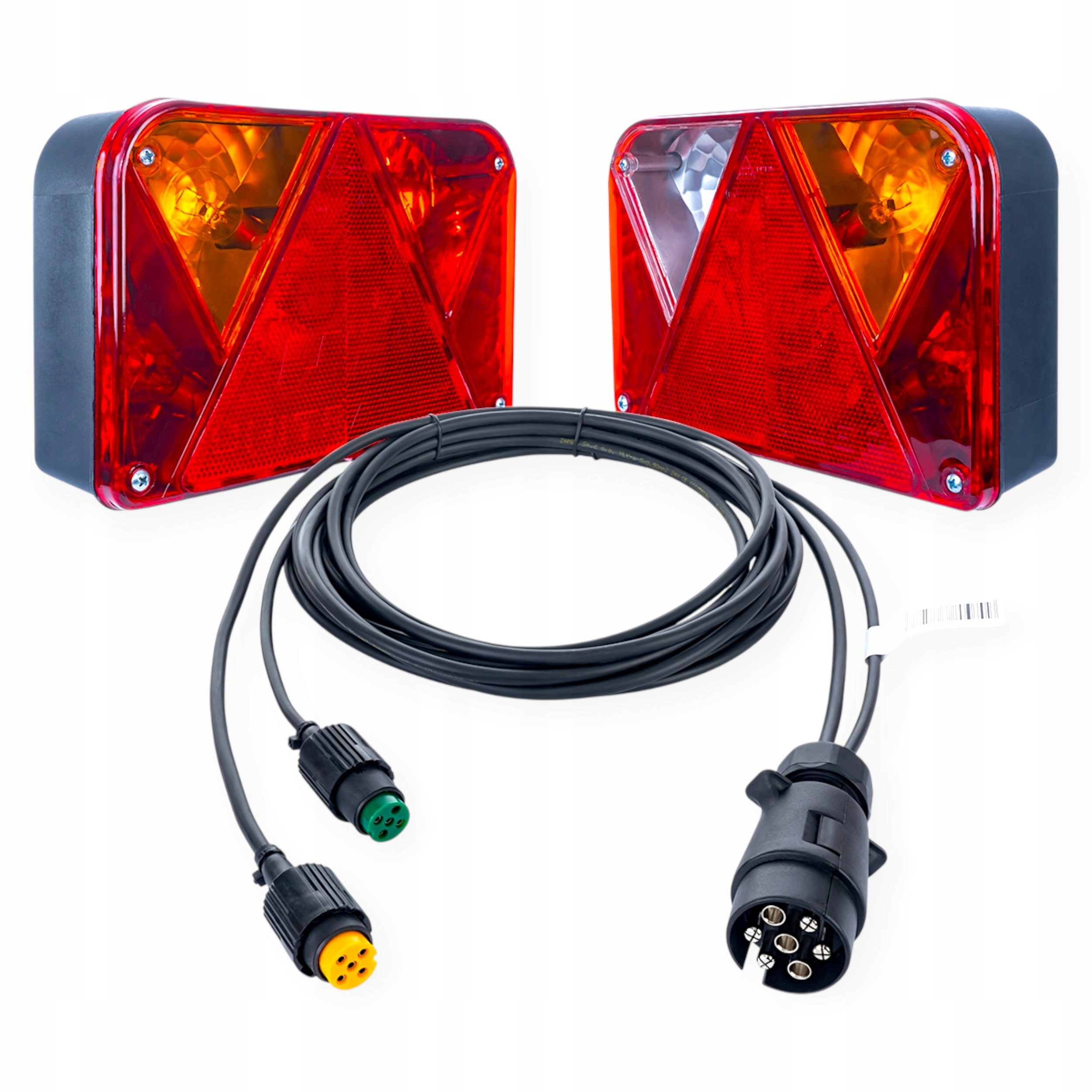 Zadní světla Dobplast pro přívěs, sada světel instalační svazek 4 m 7PIN