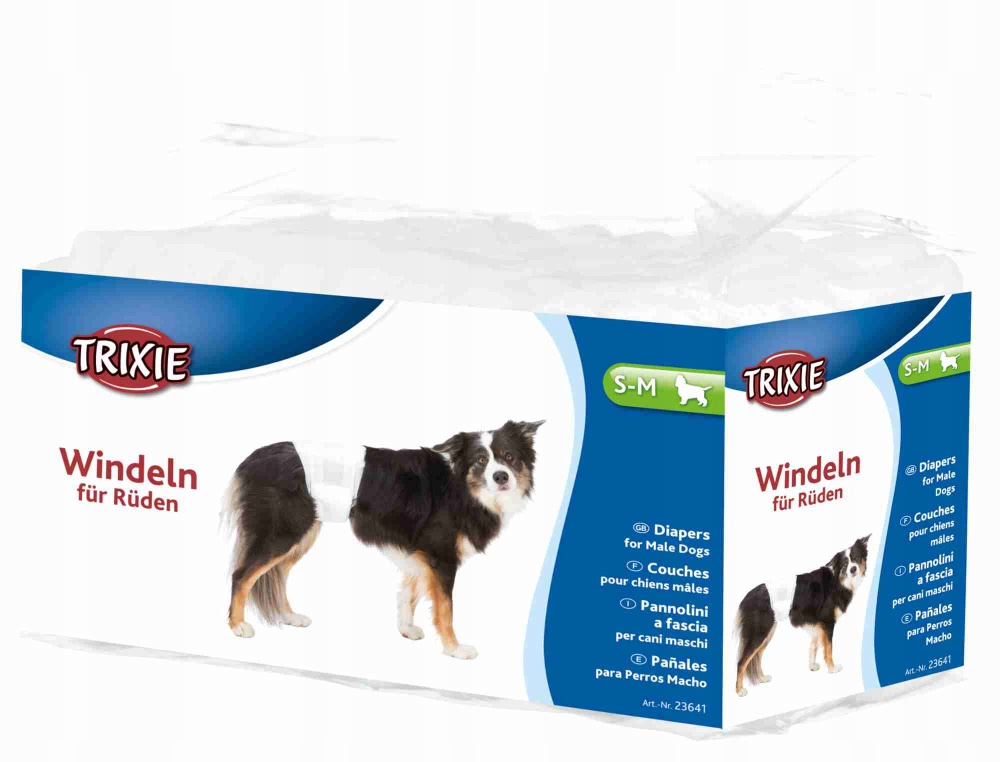 

Trixie Pieluchy pampersy dla psów 12 szt. S-m