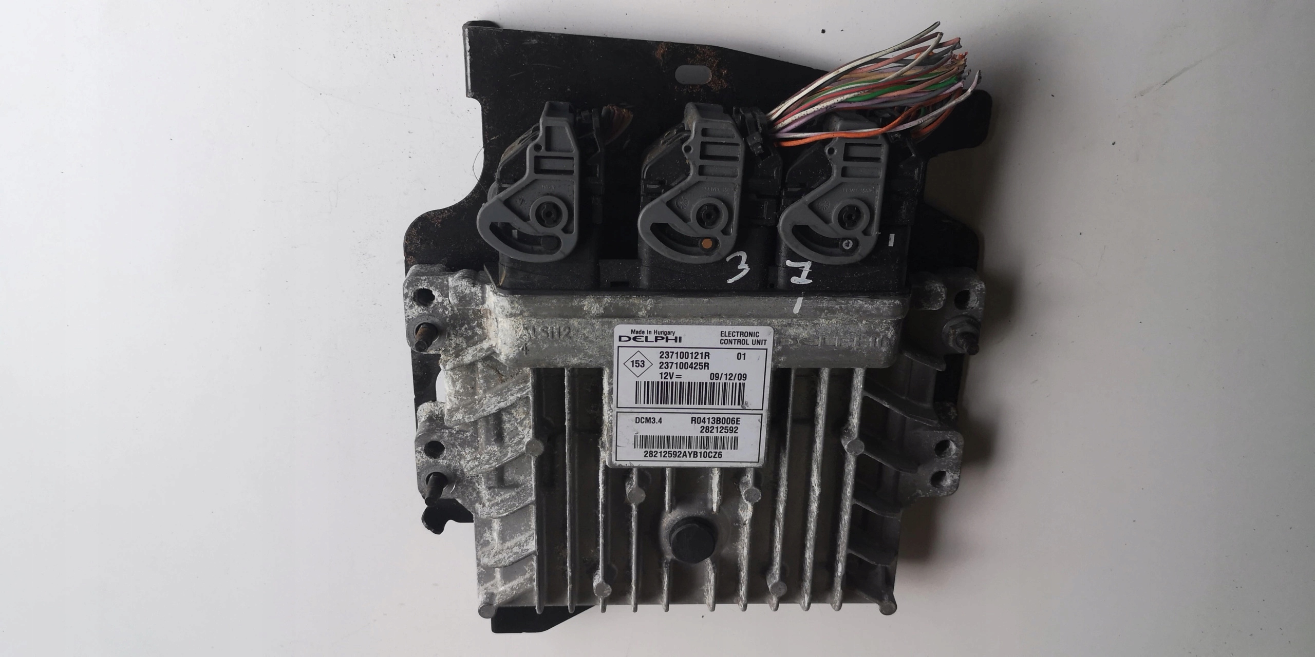 KOMPUTER ECU RENAULT MEGANE 237100121R ORYGINAŁ Producent części Renault OE
