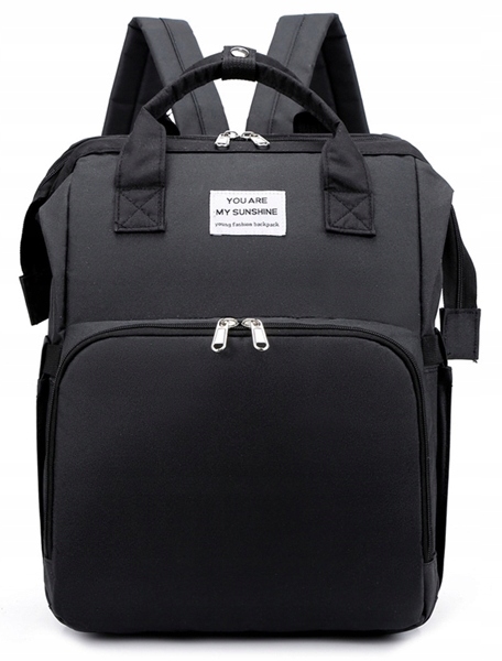 PLECAK MAMY TORBA ORGANIZER DO WÓZKA PRZEWIJAK ŁÓŻECZKO PRZYBORNIK CZARNY Kod producenta TPR-2V2