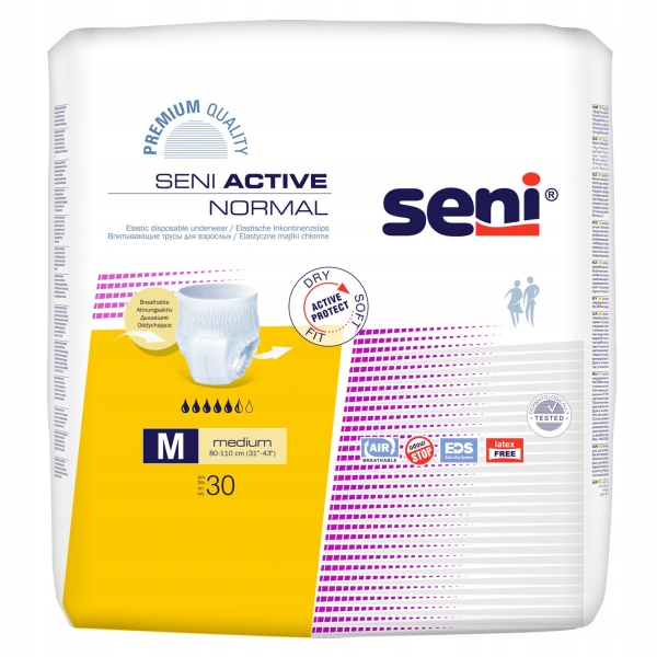 

Majtki chłonne Seni Active Normal M 30 szt