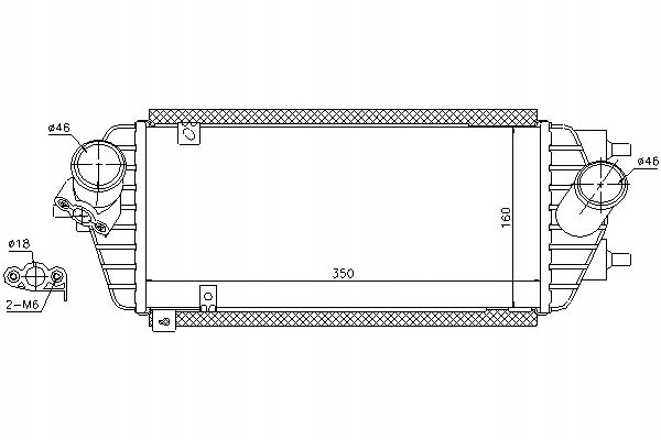NISSENS INTERCOOLER HYUNDAI I40 1.7 CRDI (VF)