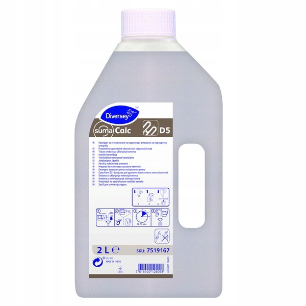 Diversey Suma Calc D5 preparat do okresowego usuwania kamienia 2L,