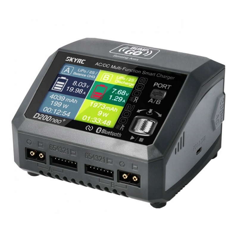 SkyRC D200 Neo+ Nfc Dvojkanálová nabíjačka 6S LiPo/LiHV/LiFe/LiIon Ac/dc 35A