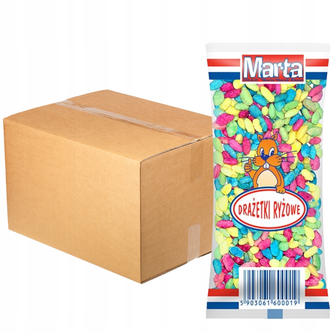 Marta drażetki ryżowe owocowe 30g x 40 sztuk