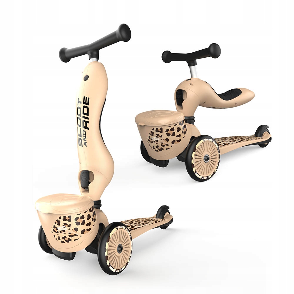 ScootAndRide Highwaykick 1+ Lifestyle jeździk Leopard
