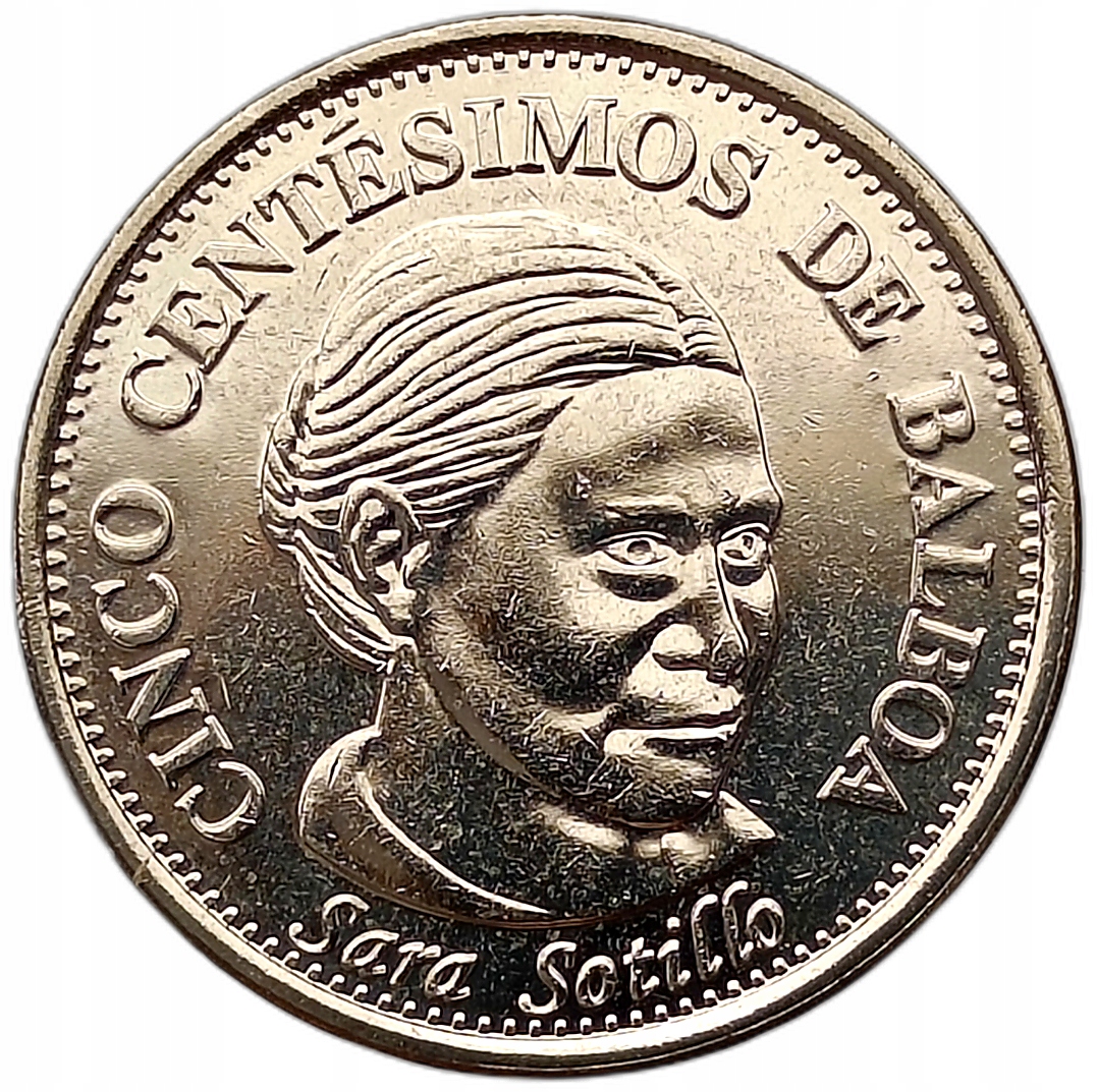 PANAMA 5 CENTESIMOS 2017 SARA SOTILLO - MENNICZA