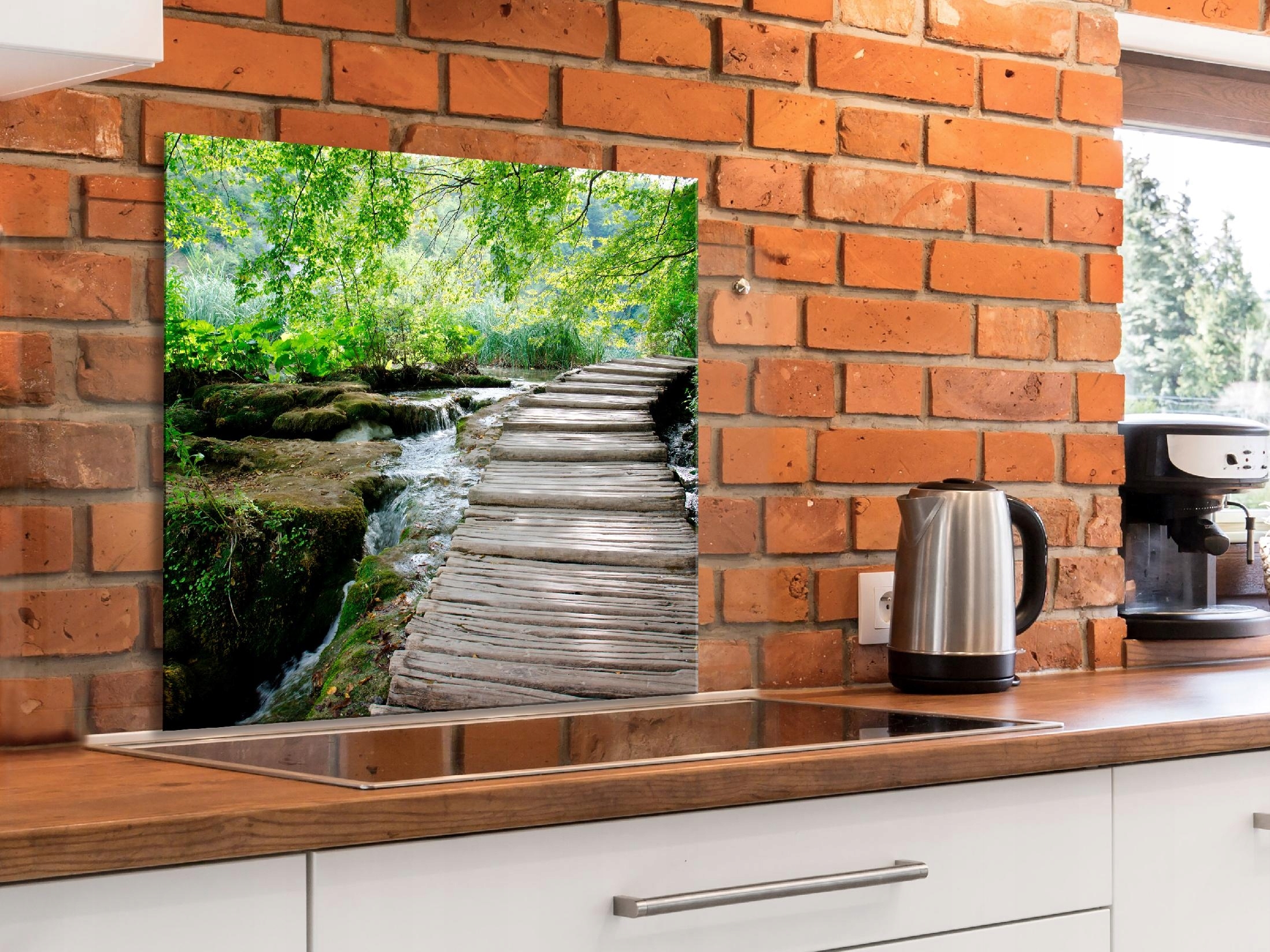 Skleněný Kuchyňský Panel 80x80 c-B-0510-aq-a