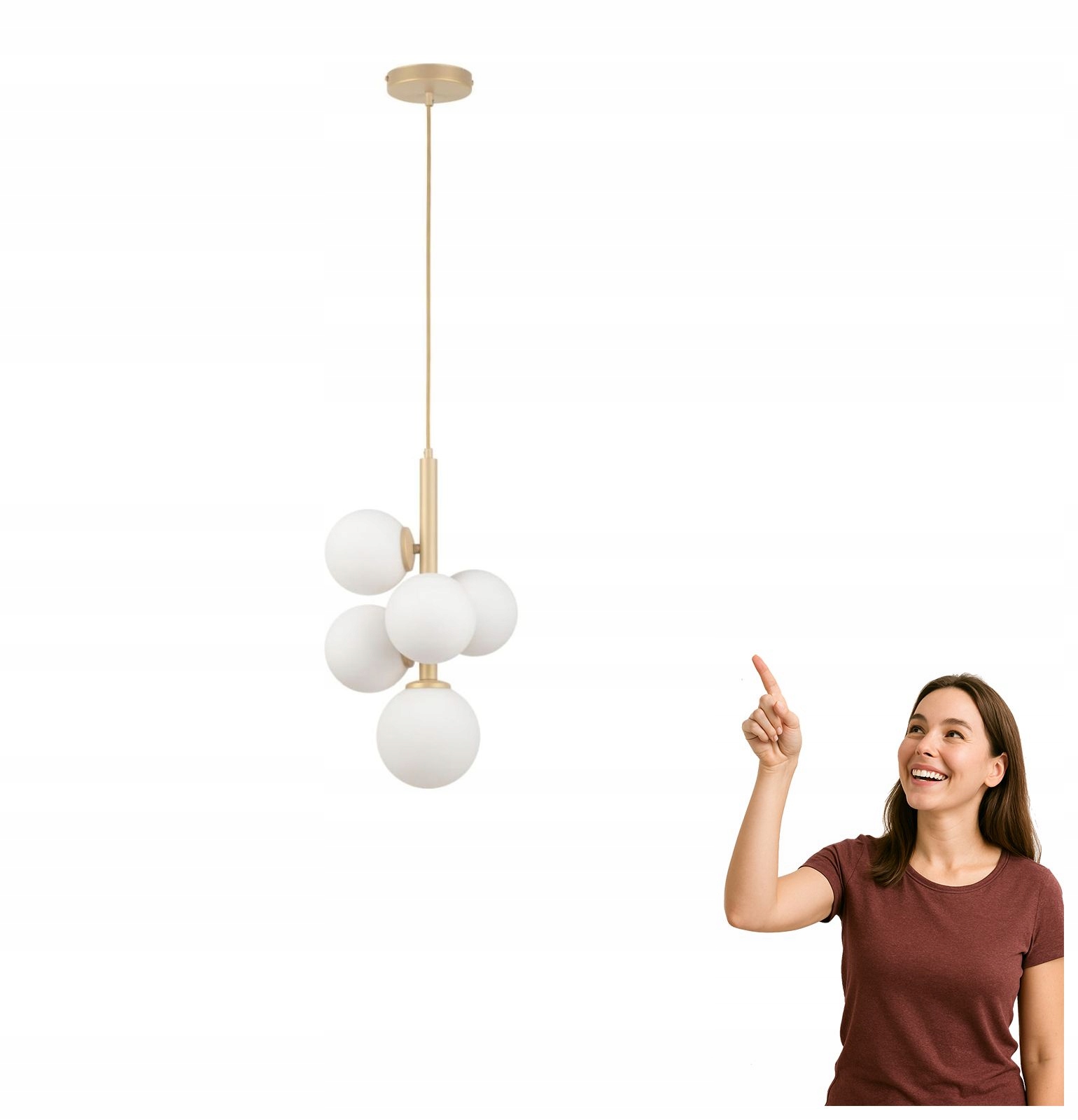 Závesná lampa Perla 5 33607 Sigma Lighting