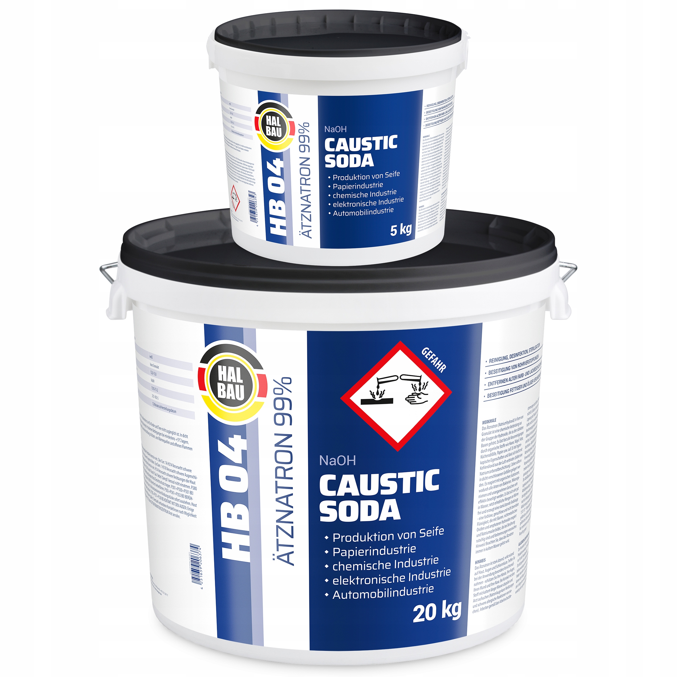 

Wodorotlenek Sodu 25kg Soda kaustyczna HALBAU04