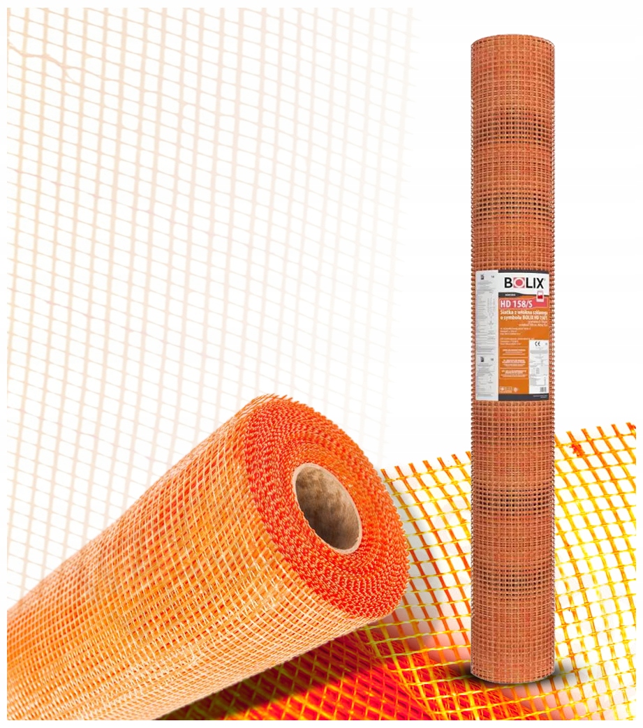 podtynkowa Siatka z włókna szklanego Bolix Hd 158g m2 rolka 55m2