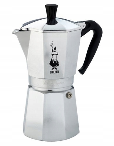 Bialetti Moka Express 9TZ 450 ml Klasyczna Kawiarka z Aluminium
