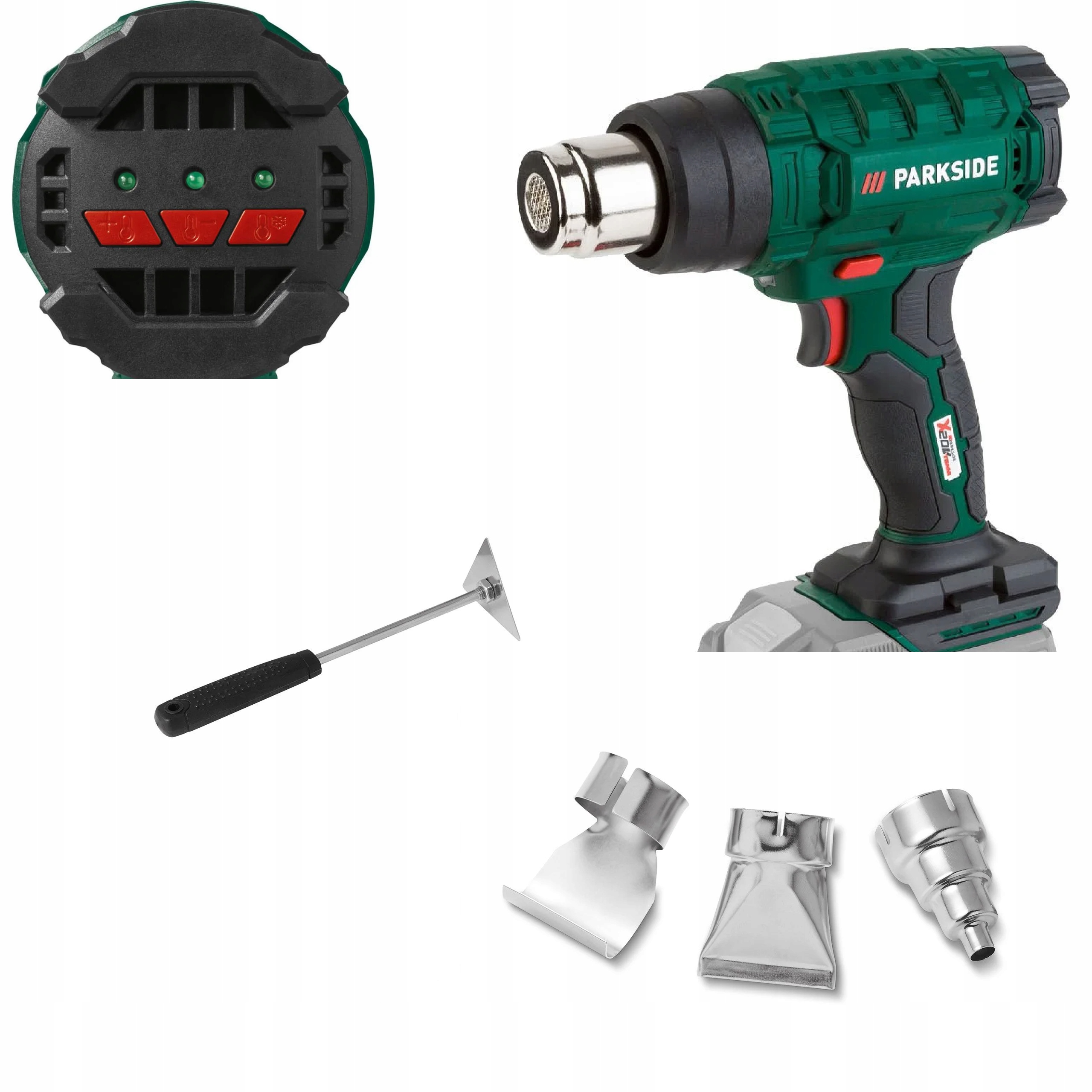 

Akumulatorowa opalarka Parkside bez aku