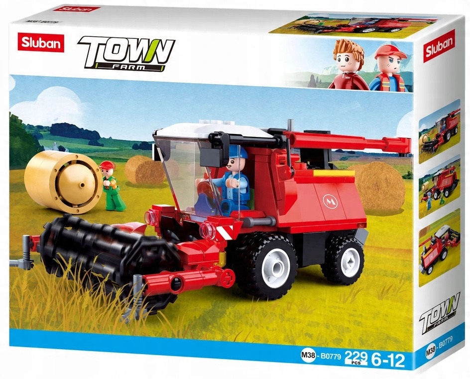 

Klocki Sluban Kombajn Maszyna Farma 229 El.