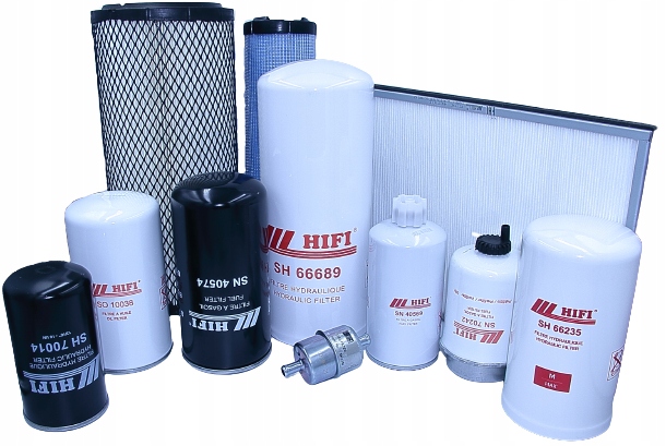 Filtry New Holland B110B komplet rypadlo nabíječka