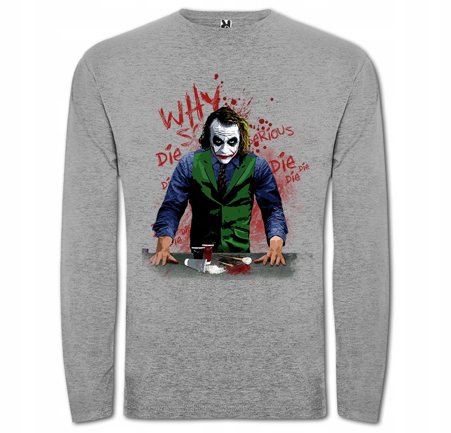 

Long Why So Serious Joker Die Makijaż Heath XL