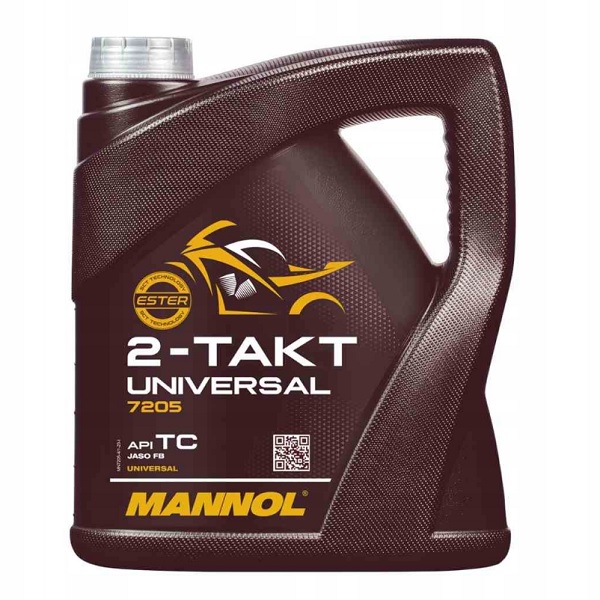 Mannol 2-TAKT Universal 2T Tc olej do mieszanki dwusuwa MN7205-4 4L
