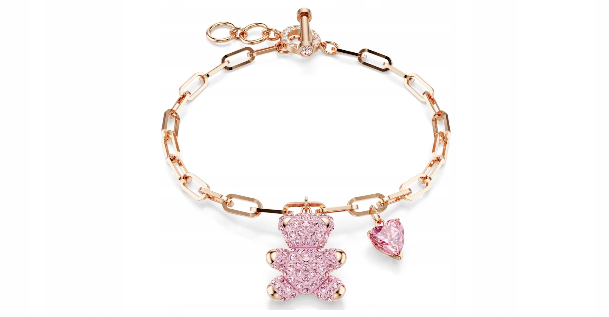 Dámský Náramek Swarovski 5642978 Teddy S Krystaly S Medvídkem A Srdíčkem