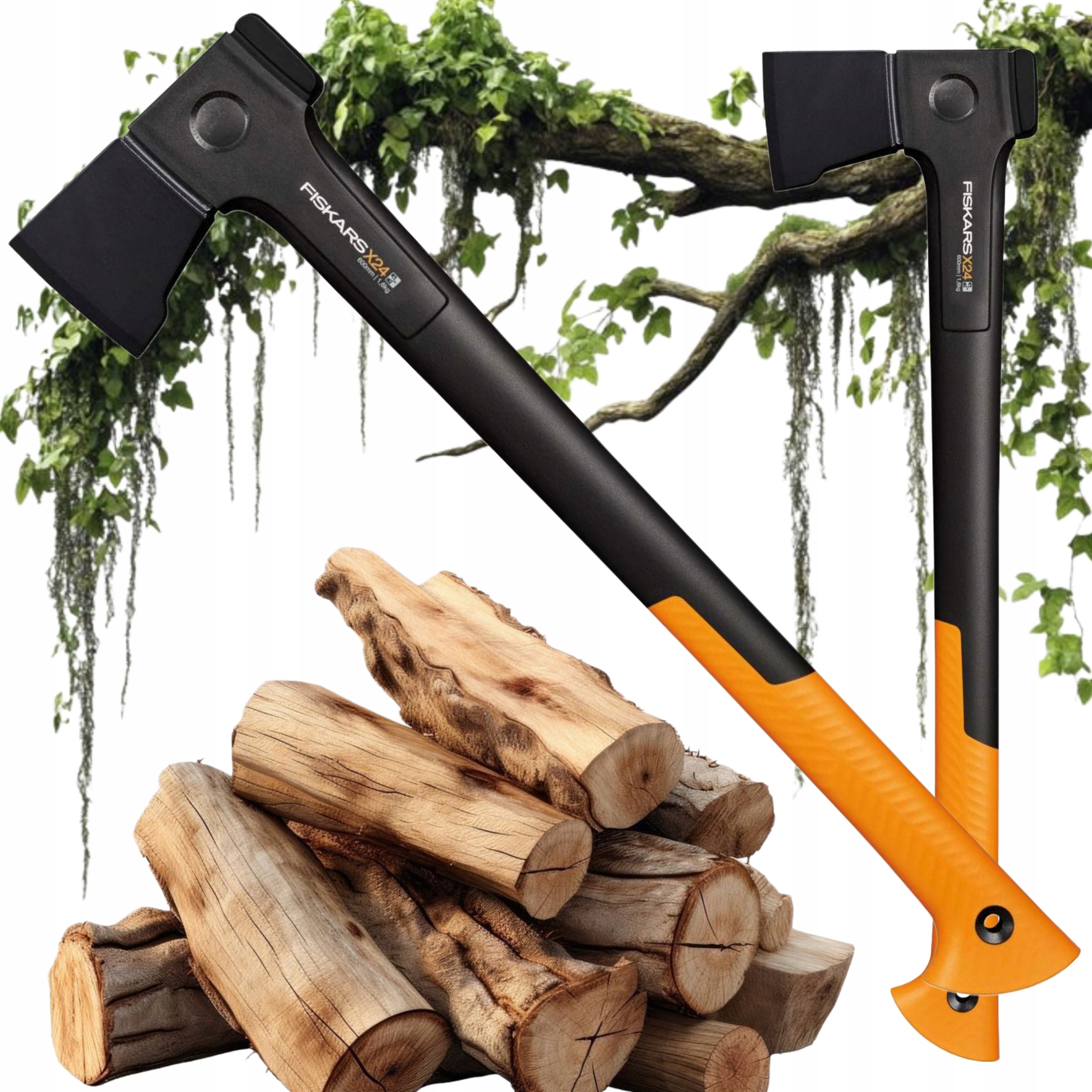 Fiskars Štiepacia Sekera X24 Čepele M Do Záhrady Ľahká Ostrá X-