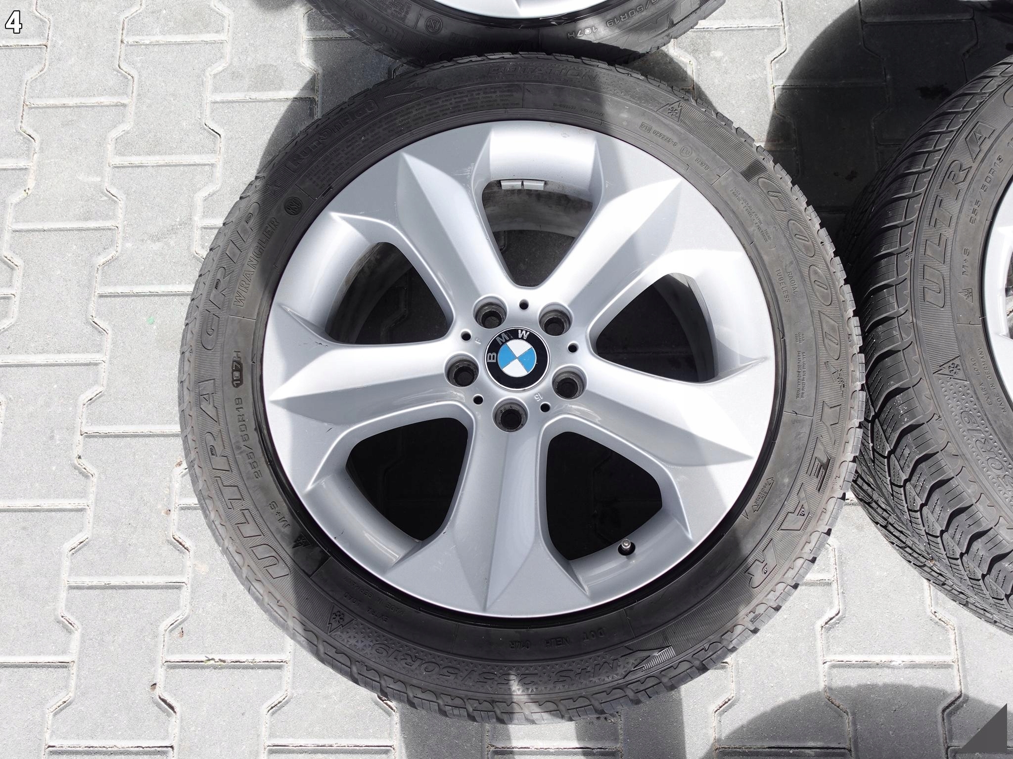 BMW X6 E71 E72 9JX19 GOODYEAR 255/50 discs+tyres RUN ON FLAT 7MM ZIMA