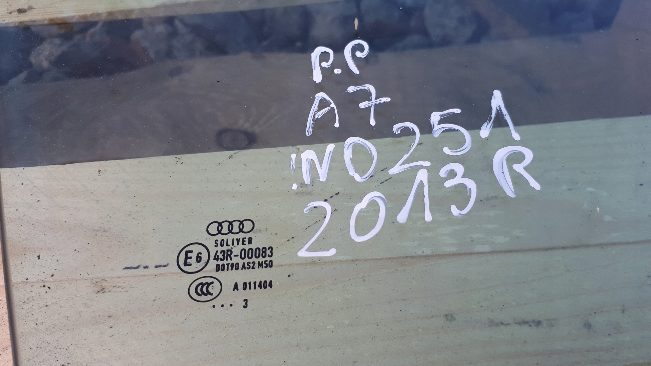 A7 4G S7 window door right right front 13R 2013