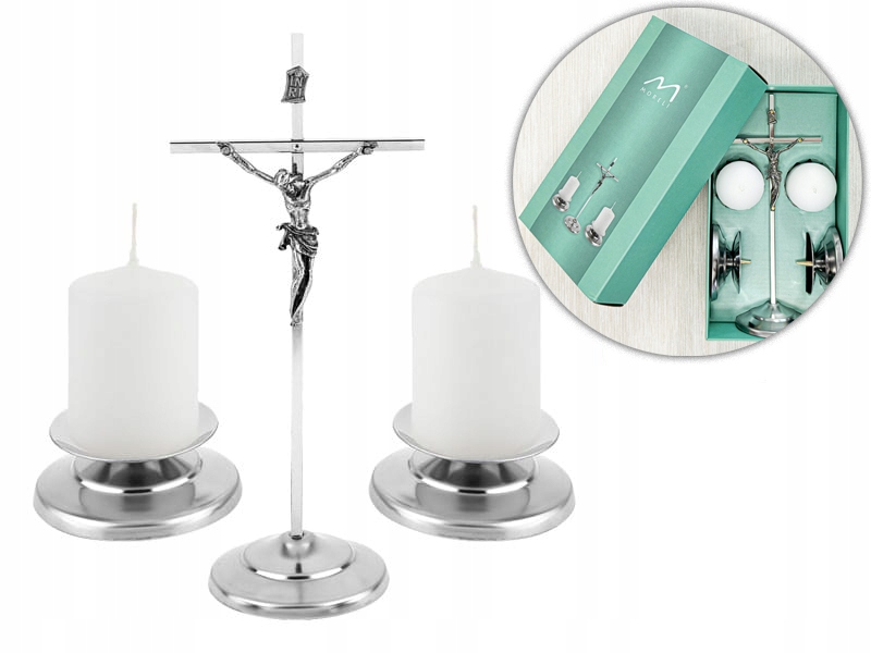 Koledová Souprava Kříž Nerezová Ocel Pasivní Krabička