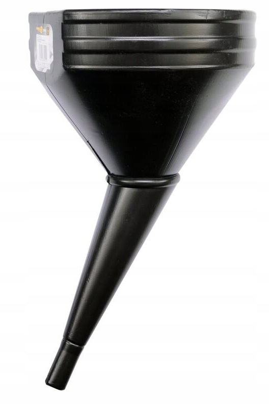 Vorel Duży Skośny Lejek Z Sitkiem Czarny 210 MM