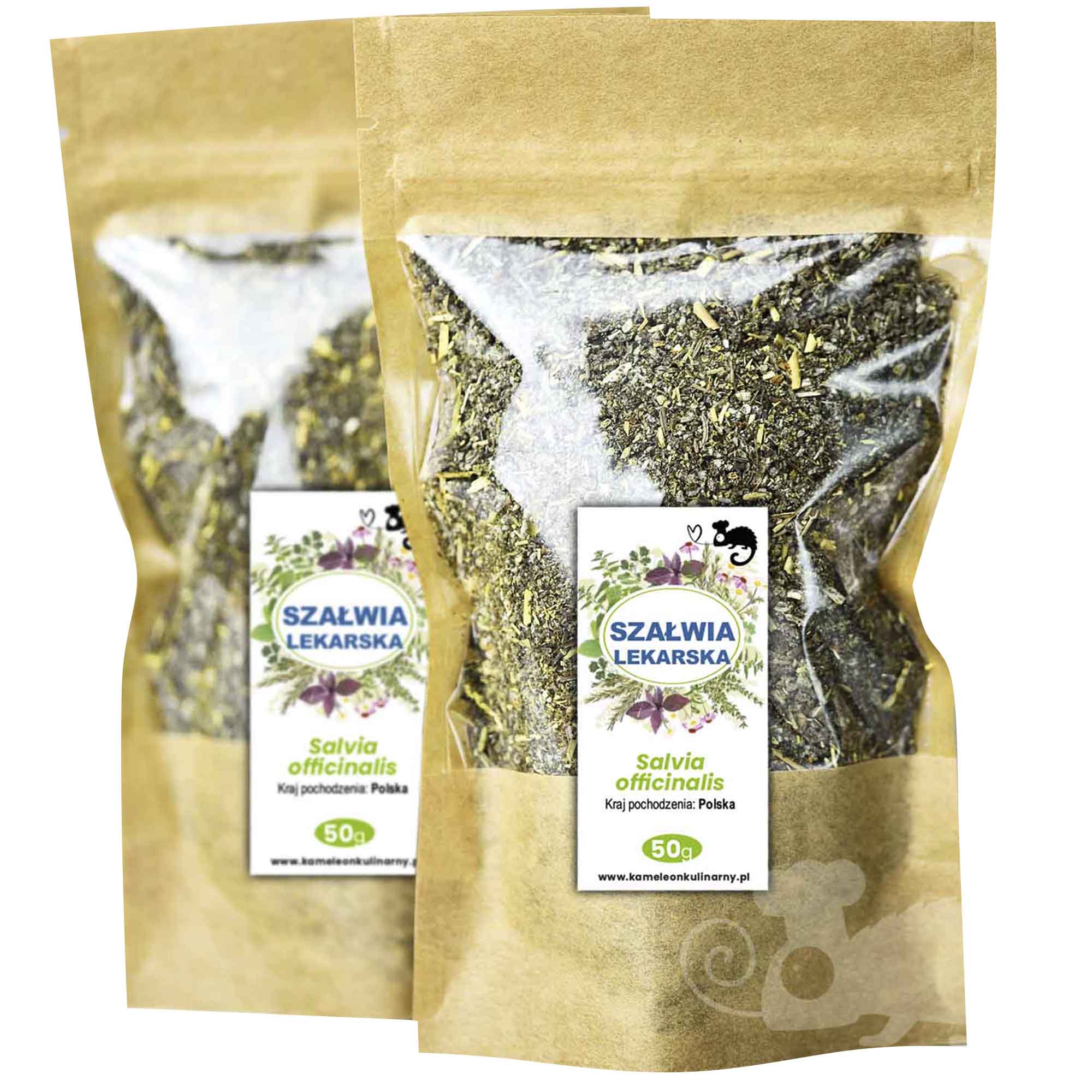 

Szałwia Lekarska suszona picie okłady płukanki 50g