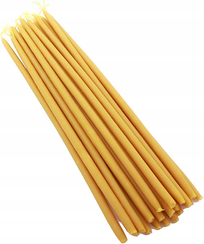 ZESTAW ŚWIECE WOSKOWE 100% RYTUALNE PSZCZELEGO - 14 CM X 20 Marka inna