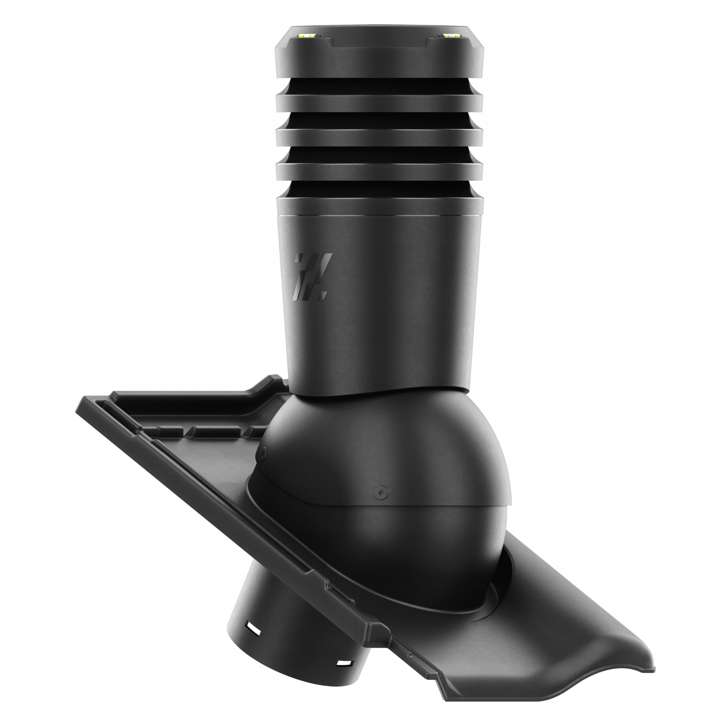 Větrací komín taška Braas Rubín 9V Black