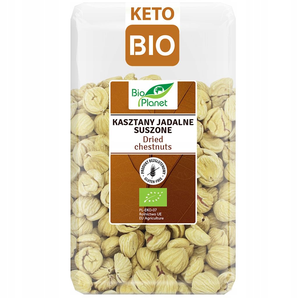 Kasztany Jadalne Suszone Bezglutenowe Bio Vegan 1 kg Bio Planet