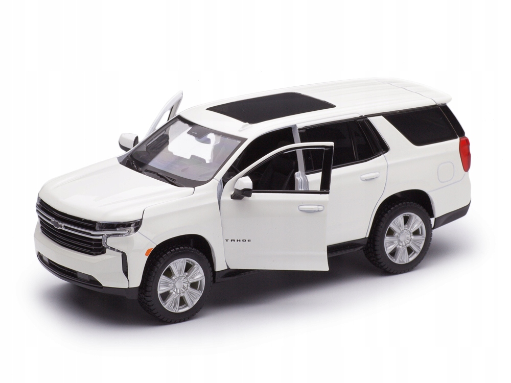 Chevrolet Tahoe 2021 Bílá White Maisto 1:26 31533 Kovový Model Auta